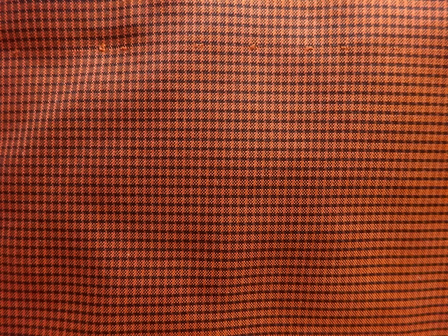 アンティーク　小格子織り出し本場大島紬着物・道行コートアンサンブル